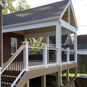 Gable Roof Backyard Porch Cover
